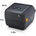 طابعة سطح المكتب الحرارية Zebra ZD220t (نسخة مطورة من Zebra GC420t) لملصقات الشحن والرموز الشريطية والإيصالات! عرض الطباعة 4 بوصة! 203 ديسيبل متوحد الخواص! طابعة الملصقات 4X6! طابعة الباركود.